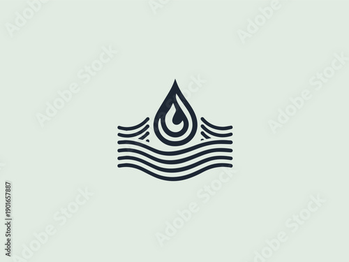 Abundance Flow Abstract Black Silhouette Icon
