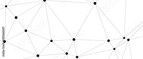 Plexus mesh geometric background. Dots connected by lines. Technology abstract background. Minimalist mesh backdrop. Vector