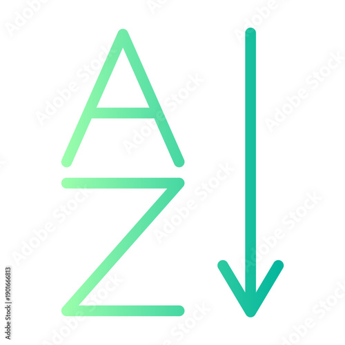 sort gradient icon