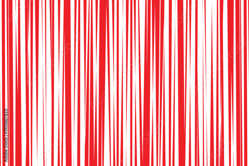 modern abstract simple red color thin to thick vertical creative line pattern.
