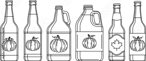 Corn cob illustration set, black and white maize icons, agricultural line art, harvest vegetable collection, organic food graphic design