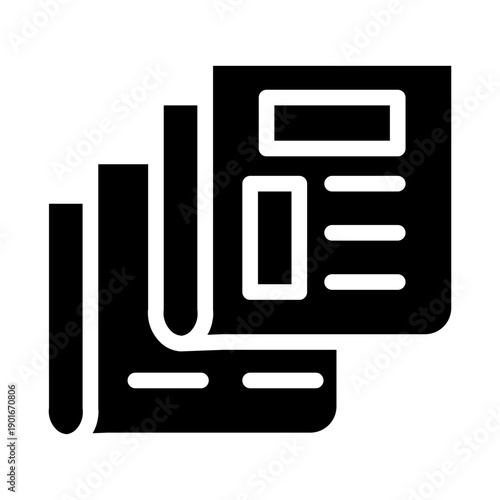 news glyph icon