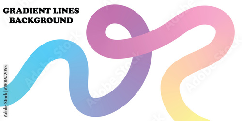 Abstract colorful background, Gradient lines background design, Rainbow line art background.
vector background design.