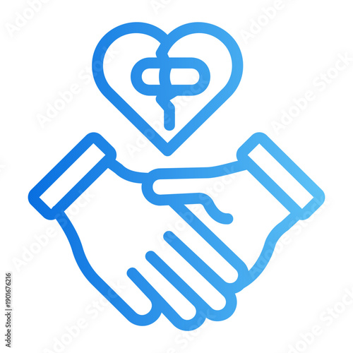 Forgiveness Line Gradient Icon