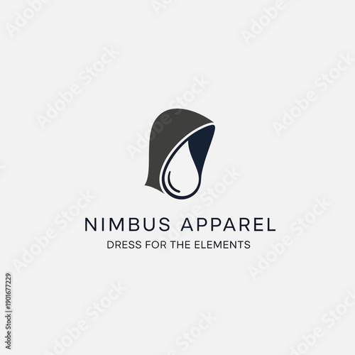 Nimbus Apparel Logo Design Element.