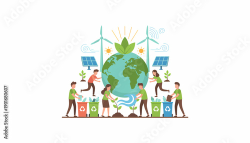 People Working Together for Sustainable Environment.