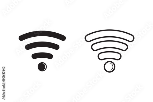 wifi icon , wireless icon vector