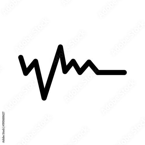 Heartbeat Icon Vector Symbol Design Illustration