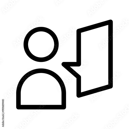 Message Icon Vector Symbol Design Illustration