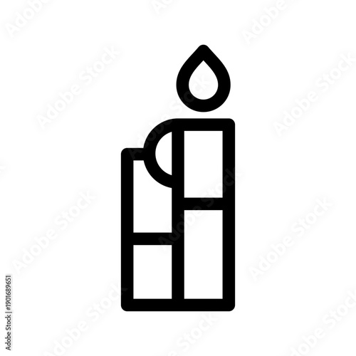 Lighter Icon Vector Symbol Design Illustration