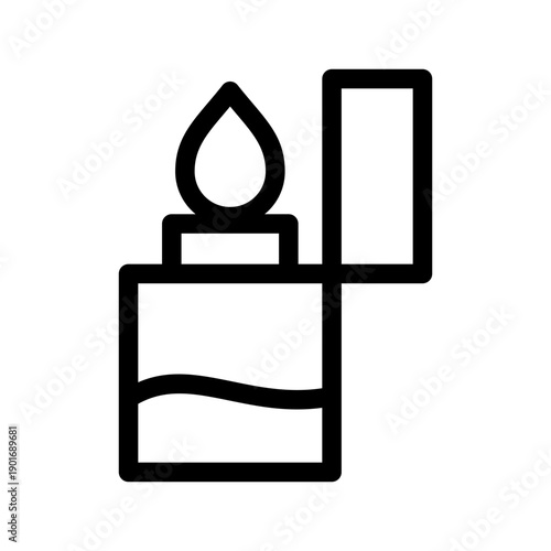 Lighter Icon Vector Symbol Design Illustration