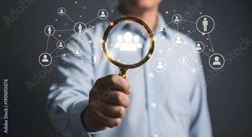 Understanding network connections: magnifying glass on team and social media connections analysis