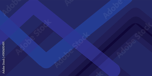 Abstract blue background. Modern simple blue geometric design. Minimal shapes. Suit for booklet, brochure, banner, poster, website, flyer, cover, corporate, backdrop. Vector illustration