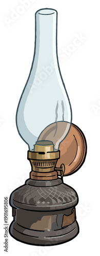 Oil lamp or kerosene lamp