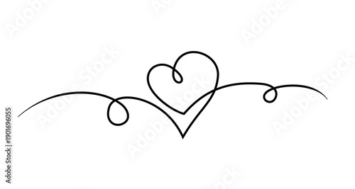 LOVE LETERRING LINE ART CONTINOUS