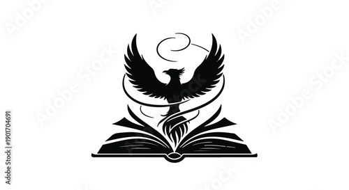 vector illustration of an open book