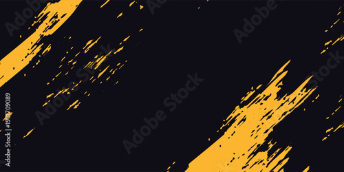 Dots pop art comics sport style vector illustration. Dots halftone yellow and black color pattern gradient grunge texture background. vector eps10