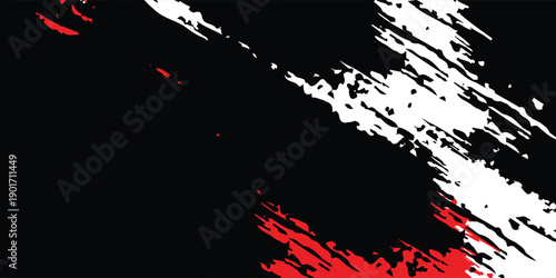 black white and red grunge texture background. vector illustration eps10