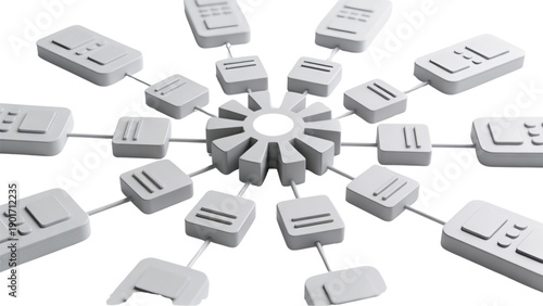 3D Digital Ecosystem Visualization of Distributed Computing Nodes