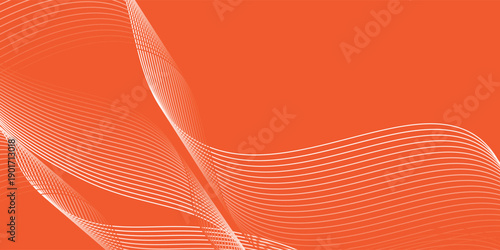 Abstract Background, using brick orange or dark red, gives a warm, stimulating and energetic feeling. vector background technology wave