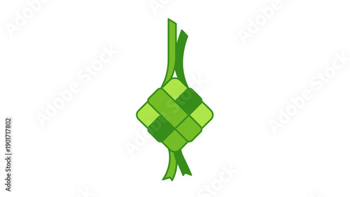 Ketupat Traditional Indonesian Rice Cakes.