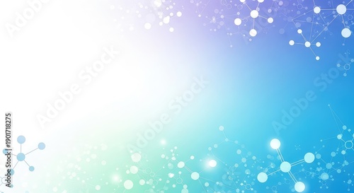 Abstract background illustration with chemical molecule structure for science, technology, medical concept