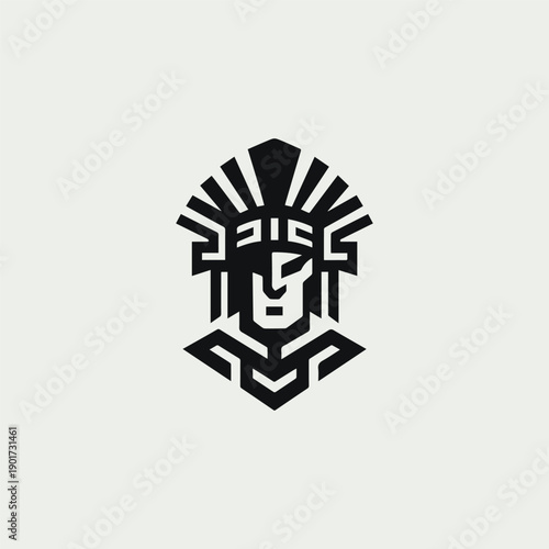 Aztec Warrior Logo