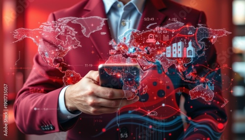 a person holding a smartphone