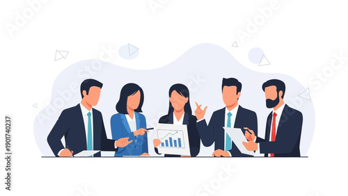 Business Meeting Team Collaboration Corporate Strategy Planning