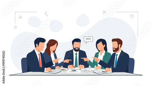 Business Meeting Team Collaboration Discussion Strategy Planning