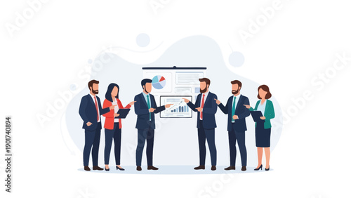 Business Team Meeting Presentation Strategy Corporate Discussion