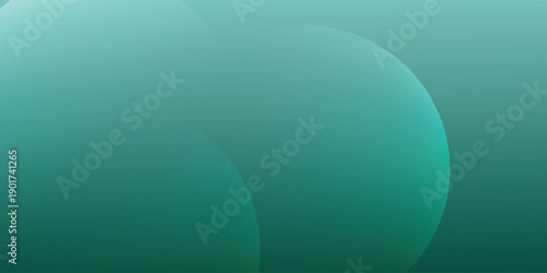 Teal Abstract Background With Soft Circles and Gradient Shapes for Modern Design
