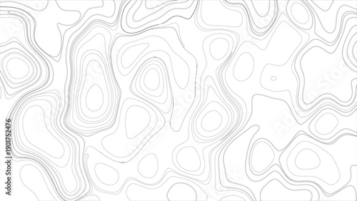 White wave paper curved reliefs abstract background, Abstract topographic contours map background, Abstract Vector Background. Topographic Cartography. Topographic Map. 