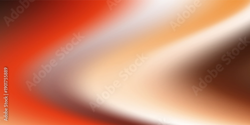 Dynamic gradient of warm orange and red hues creates a bold, abstract composition fluid texture