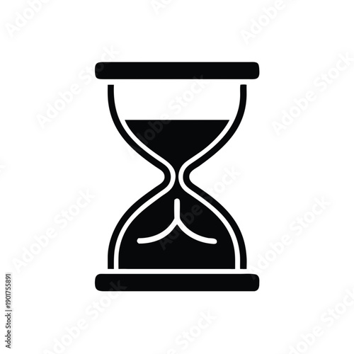 vector illustration of hourglass