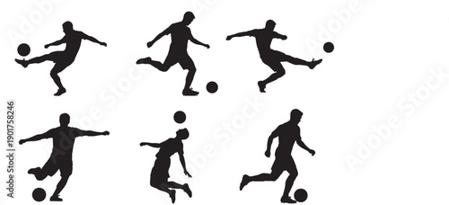 Black and white soccer sports game
