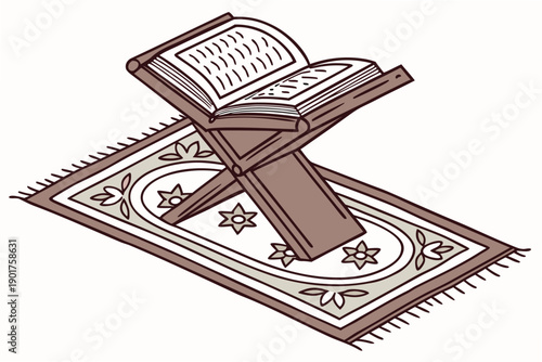 vector illustration of a cross