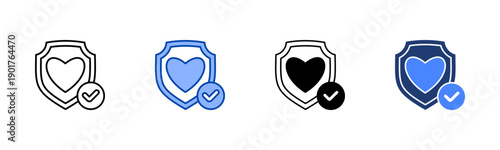 Preventive Medicine icon set multiple style collection