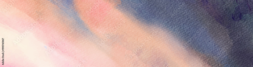 Fototapeta premium Soft abstract watercolor, creating a calm artistic background with gentle motion and texture. vector