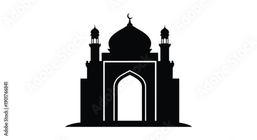 Ramadan Mosque Silhouette Graphic Design