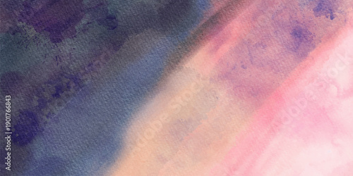 Soft abstract watercolor, creating a calm artistic background with gentle motion and texture. vector