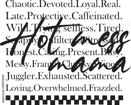 Mama appreciation words Funny Mama Quotes T shirt Design Gift for Mama