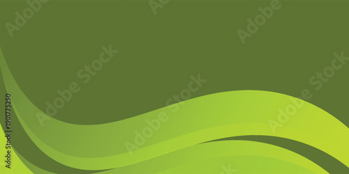 leaf green curve minimalist abstract background. vector design technology pattern eps10