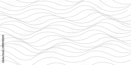 Abstract technology abstract lines on white background. Abstract white blend digital technology flowing wave lines background simple