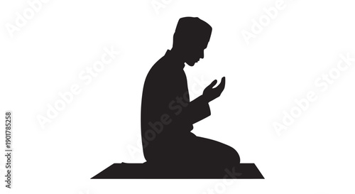 Ramadan Emblem Silhouette for Packaging Decoration