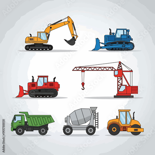 Construction Equipment Icons