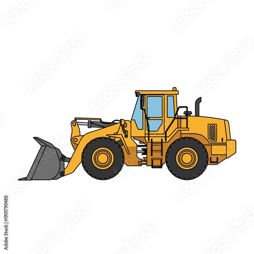 Yellow Front End Loader