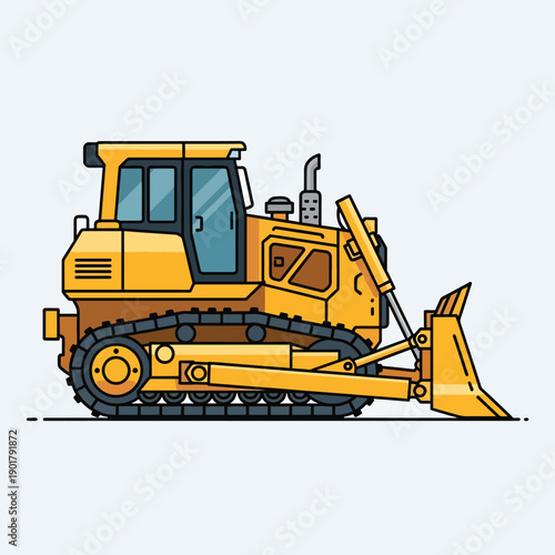 Yellow Bulldozer