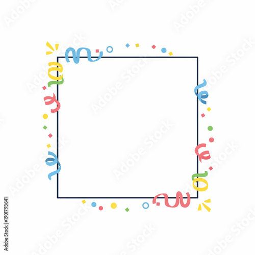 Colorful Party Frame