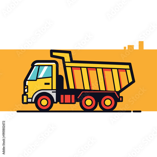 Yellow Dump Truck